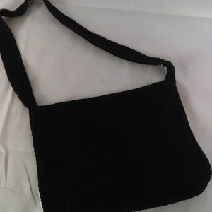 Jacqueline Ferrar Black Crochet Purse